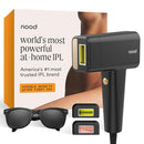 Nood™ NEW Flasher Pro — IPL Laser Hair Removal Device & Anti-Aging Red Light Therapy for Women & Men — Pain-free, Permanent, Visible Results After First Use & Works Everywhere Hair Grows — Matte Black Infinity Warehouse