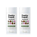 Pretty Frank Natural Deodorant Stick - No Aluminum Deodorant for Women, Men, Teens, Kids – Paraben Sulfate Free Deodorant Featuring Shea Butter, Coconut Oil, Vitamin E, Baking Soda – Woodlands (2pk) PRETTY FRANK
