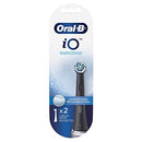 Oral-B iO Ultimate Clean Replacement Brush Heads, Black, 2 Count Oral-B