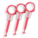 2 in 1 Clear Aligner Chewies and Removal PUL Tool Combo for Invisalign Removable Braces and Trays By The Pultool (3 Pack, Pink) The Pultool