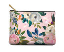 Medium Zippered Pouch by Studio Oh! - Bella Flora - 7. 5" x 5. 5" - Faux Leather Material with Full-Color Artwork & Cotton Lining - for Makeup, Pens, Chargers & More Studio Oh!