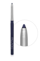 Palladio Retractable Waterproof Eyeliner, Richly Pigmented Color and Creamy, Slip Twist Up Pencil Eye Liner, Smudge Proof Long Lasting Application, All Day Wear, No Sharpener Required, Pure Black Palladio