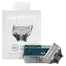 Harry's Razor Blades (1 Pack of 4) in Durable Hinged Water Friendly Travel Case TUHIMO