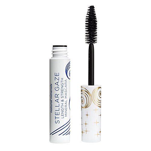 Pacifica Beauty Stellar Gaze Length & Strength Black Mascara, For Volume and Length, Vitamin B + Coconut, Natural Lash Effect, Silicone, Sulfate + Paraben Free, Vegan and Cruelty Free Pacifica