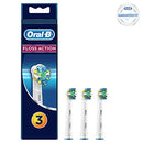 Oral B Floss Action Replacement Brush Heads Refill, 3Count, White Oral-B