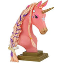 Breyer Horses Mane Beauty Unicorn Styling Head | Stardust | Pink Extra-Long Silky No Tangle Mane | 10" x 4.25" x 4.25" | Styling Book, Brush, Hair Coils, Clips, Elastics | Unicorn Toy | Model