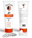 Hidden Alcohol Flask - XL 10oz Sunscreen Flask Lets You Take Booze Anywhere Includes FREE Funnel and Leak-Proof Safety Seals by Classy Wino - Set of 2 Jokel