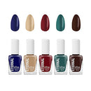 Eternal Collection – 5 Piece Set: Long Lasting, Quick Dry, Mirror Shine Nail Polish – Hardener, Bright and Shiny Finish - 0.46 Fluid Ounces Each (Elegant) Eternal