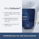 ELYSIUM Cofactor – 4-in-1 Collagen Peptides Powder w/NAD+, Hyaluronic Acid & Vitamin C for Skin, Hair, Nails, Joints & Cellular Health, Collagen Supplements for Men & Women – Unflavored, 28 Servings Infinity Warehouse