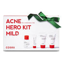 COSRX 4 Step Mild Acne Treament for Acne Prone Skin | TSA Approved Travel Size, Gift Set, Trial | Cleanser, Mild Toner, Spot Cream, Moisturizer COSRX