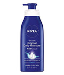 NIVEA Original Daily Moisture Body Lotion with Vitamin E, 16.9 Fl Oz Pump Bottle NIVEA