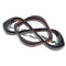 Camila Paris CP2437 French Hair Barrette Clip for Girls Black, Auromatic Clasp Strong Hold Grip Hair Clips for Women, No Slip and Durable Styling Girls Hair Accessories, Made in France Camila