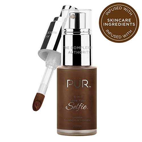 PÜR 4-in-1 Love Your Selfie Longwear Foundation & Concealer, Dpn3, 1.2 Fl Oz PÜR MINERALS