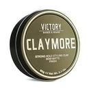 Claymore Men’s Hair Clay by Victory Barber & Brand | Men’s Hair Products Made in the USA | Strong Hold Clay with a Matte Clay Finish | Clay Pomade Matte Clay Hair Product for the Rough and the Ready Victory Barber & Brand