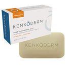 Kenkoderm Psoriasis Mineral Salt Soap with Argan Oil & Shea Butter 4.25 oz | 1 Bar | Dermatologist Developed | Fragrance + Color Free Kenkoderm