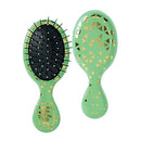 Wet Brush Squirt Detangler Hair Brushes - Jade, Geo - Mini Detangling Brush with Ultra-Soft IntelliFlex Bristles Glide Through Tangles with Ease - Pain-Free Comb for All Hair Types Wet Brush