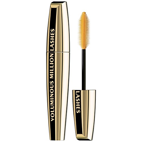 L'Oreal Paris Makeup Voluminous Million Lashes Volumizing, Defining, Smudge-Proof, Clump-Free Lengthening, Collagen Infused Eye Makeup Formula, Amplifying Mascara Brush, Black Brown, 0.3 fl; oz. L'Oreal Paris