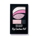 Revlon PhotoReady Eye Contour Kit, Eyeshadow Palette with 5 Wet/Dry Shades & Double-Ended Brush Applicator, Pop Art (535), 0.1oz REVLON