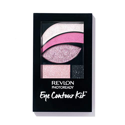 Revlon PhotoReady Eye Contour Kit, Eyeshadow Palette with 5 Wet/Dry Shades & Double-Ended Brush Applicator, Pop Art (535), 0.1oz REVLON