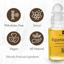 Egyptian Musk Body Oil – 1 oz Glass Roll-On Bottle | Alcohol-Free & DPG-Free Perfume Oil for Body, Hair & Skin by Halal Everyday Infinity Warehouse