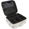Relavel Travel Makeup Train Case Makeup Cosmetic Case Organizer Portable Artist Storage Bag with Adjustable Dividers for Cosmetics Makeup Brushes Toiletry Jewelry Digital Accessories (Marble, White) Relavel