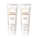 Bath and Body Works White Jasmine 2 Pack Ultra Shea Body Cream 8 Oz. (White Jasmine) Bath & Body Works