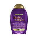 OGX Thick & Full + Biotin & Collagen Extra Strength Volumizing Shampoo with Vitamin B7 & Hydrolyzed Wheat Protein for Fine Hair. Sulfate-Free Surfactants for Thicker, Fuller Hair, 13 Fl Oz OGX