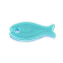 Innobaby Silicone Fish Bath Scrub - Blue Baby Toys & Gifts for Ages 0 to 3 Innobaby