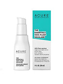 Acure The Essentials 100% Plant Squalane Oil | 100% Vegan | Versatile - For Any Skin & Hair Care Regimen | Single Source Glow Serum | All Skin Types | 1 Fl Oz Acure Store