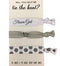 Flower Girl Gift, Flower Girl Hair Ties, Bridesmaid Jewelry Accessory- Gift for Flower Girls Infinity Collection