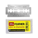 Feather Double Edge Safety Razor Blades 10 Count Feather