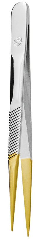 Gold Tweezers Fine Tip, World S/A, Silver/ Gold Mundial