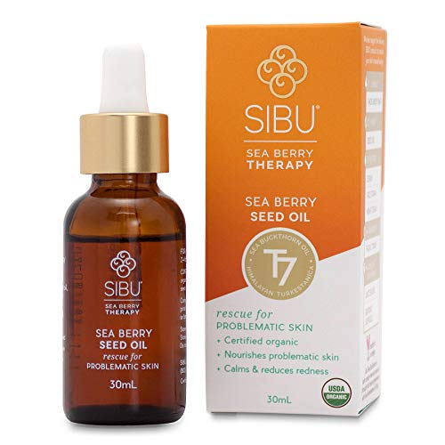 SIBU Premium USDA Organic, Omega 7 Sea Buckthorn Seed Oil, 30 ml sibu
