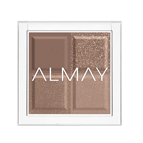 Eyeshadow Palette by Almay, Longlasting Eye Makeup, Single Shade Eye Color in Matte, Metallic, Satin and Glitter Finish, Hypoallergenic, 180 Ambition, 0.1 Oz Almay