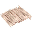 Orange Wood Nail Sticks, Double Heads Multi Functional Cuticle Pusher Remover Nail Cleaning, Manicure Pedicure Tool (200 Pack) KINGMAS