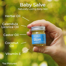Baby Salve, Diaper Balm Ointment with Organic Coconut Oil, Natural Baby Cream with Calendula, 1 oz Travel Size, Ora's Amazing Herbal Infinity Warehouse