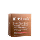 m-61 PowerGlow Peel Gradual Tan for Body | 1-Minute, 1-Step Exfoliating Body Peel To Build A Streak-Free Radiant Glow. With Glycolic and Salicylic Acid. Dermatologist & Allergy Tested - 10 Treatments Infinity Warehouse