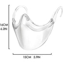 BeiYoYo Durable Clear Face Mask, Reusable Transparent Face Protection, Visible Expression，Breathable and Prevent Glasses Fog (1pcs) Beiyoyo