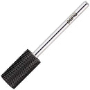 PANA Professional 3/32" Shank Size - Flat Top Large Barrel Silver Carbide Bit - Nail Drill Bit for Dremel Machine (Silver, Gold, DLC Black) (Fine, DLC Black) PANA