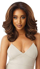 Outre LACEFRONT PERFECT HAIR LINE Glamorous Wavy Fully Hand-Tied 13”x 6” Frontal HD Baby Hair Transparent Lace Easy-to-Style Heat Friendly - JULIANNE (DRGIBRN) Outre