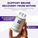 BIOCORNEUM Advanced Bruise Dietary Supplement – Internal Support for Visible Bruise Recovery – Professional Bruise Remedy with Arnica, Vitamins K1, K2, C, Zinc & Bromelain for Bruising and Swelling Infinity Warehouse