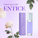 Pure Instinct ENTICE The Original Pheromone Infused Essential Oil Perfume Cologne - For Her Women - TSA Ready (Roll On Bottle 0.34 Fl. Oz./10.2mL) Infinity Warehouse