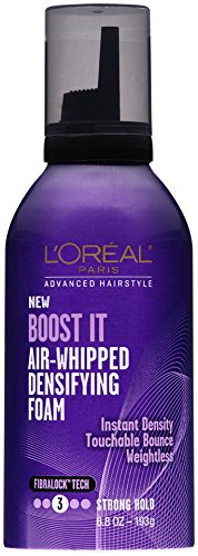 L'Oréal Paris Advanced Hairstyle BOOST IT Air Whipped Densifying Foam, 6.8 fl. oz. L'Oréal Paris