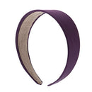 Girls 2 inch Satin Headband - Dark Purple Motique Accessories