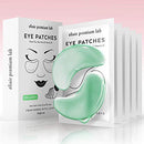 Collagen Under Eye Patches - Puffy Eyes, Dark Circles, Eye Bags, Wrinkles, Puffiness Treatment for Women & Men - Korean Skincare Hydrogel Eye Patches - Cooling Eye Gel Pads with Green Tea [5 Pairs] Elixir Premium Lab