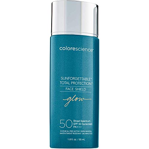 Colorescience Sunforgettable Total Protection Face Shield Glow SPF 50, Glow, 1.8 Fl Oz Colorescience