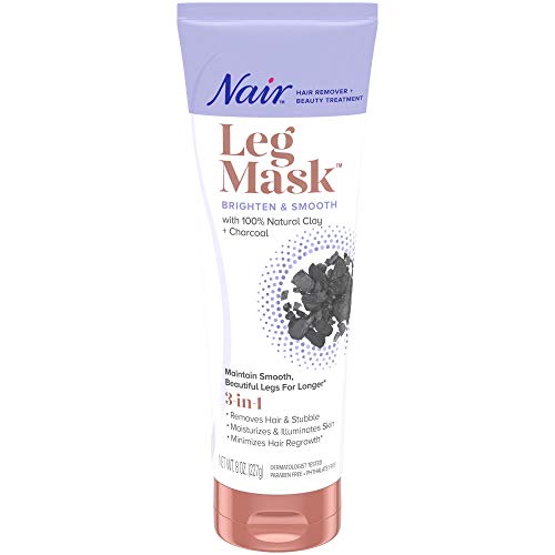 Nair Hair Remover & Beauty Treatment Charcoal Clay Leg Mask 8.0oz Nair