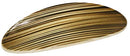 Parcelona French Oval Grey Beige Celluloid Acetate Automatic Hair Clip Barrette Parcelona