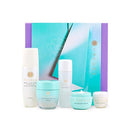 Tatcha The Starter Ritual Set - Balancing for Combo to Oily Skin: Includes Pure One Step Camellia Cleansing Oil, Rice Polish: Deep, The Essence, The Water Cream, The Silk Peony TATCHA