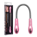 Lindo Twist-N-Roll Tweezer - Spring Facial Hair Removal Tool, Natural Threading, Stainless Steel, Remove Unwanted Hair on Upper Lip, Chin, Cheek, and Neck, Travel Pouch Included (Pink) Lindo